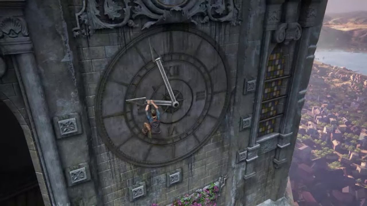 Uncharted 4 Chapter 11 PS5 4K Gameplay Bell tower puzzle