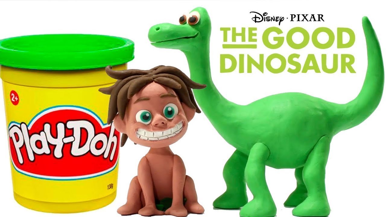 dibujos animados de los 90 FUNNY KID HAS A DINO PET ❤ Play Doh Cartoons For Kids