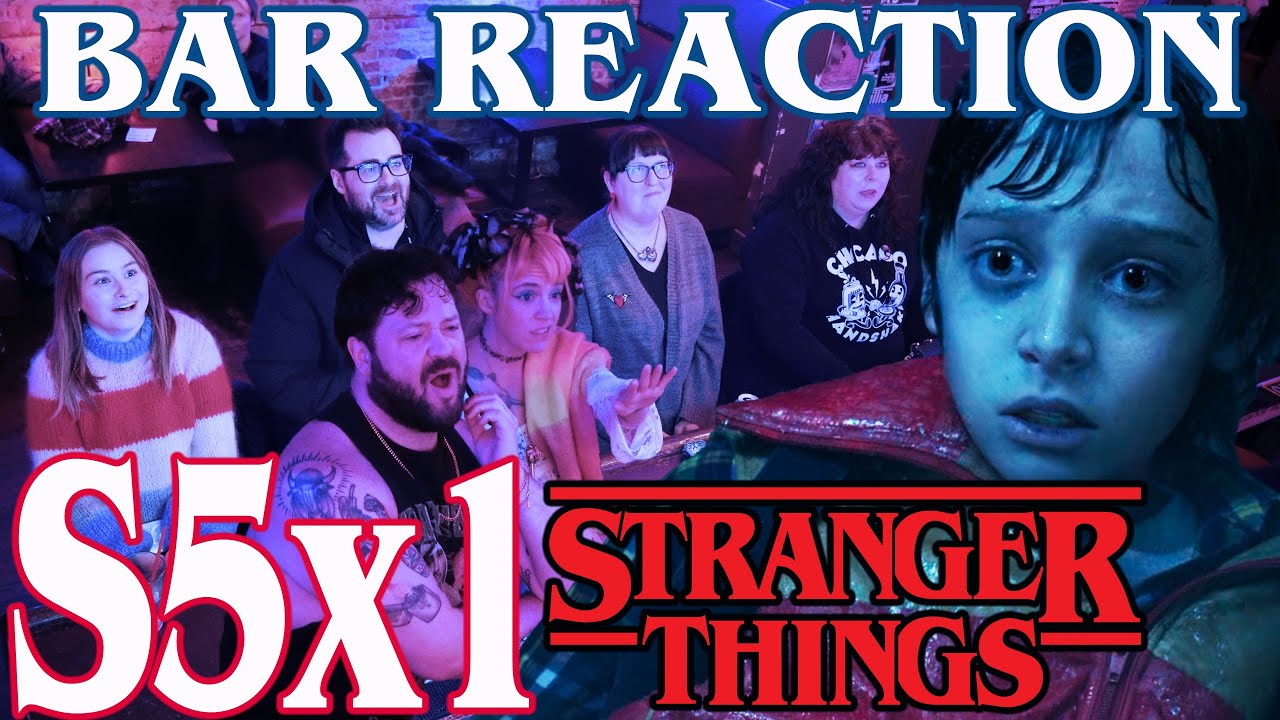 Реакция на «Ползти» в баре «Очень странные дела», сезон 5x1!