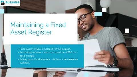 Fixed asset register including FREE Excel template
