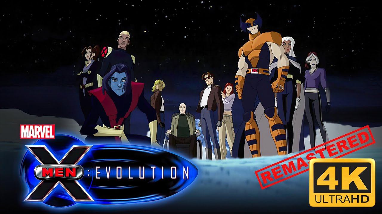 X Men Evolution Intro 4K (Remastered with Neural Network AI) YouTube