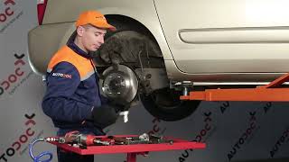 How to replace Set of brake pads on KIA CARNIVAL / GRAND CARNIVAL III (VQ) - video tutorial