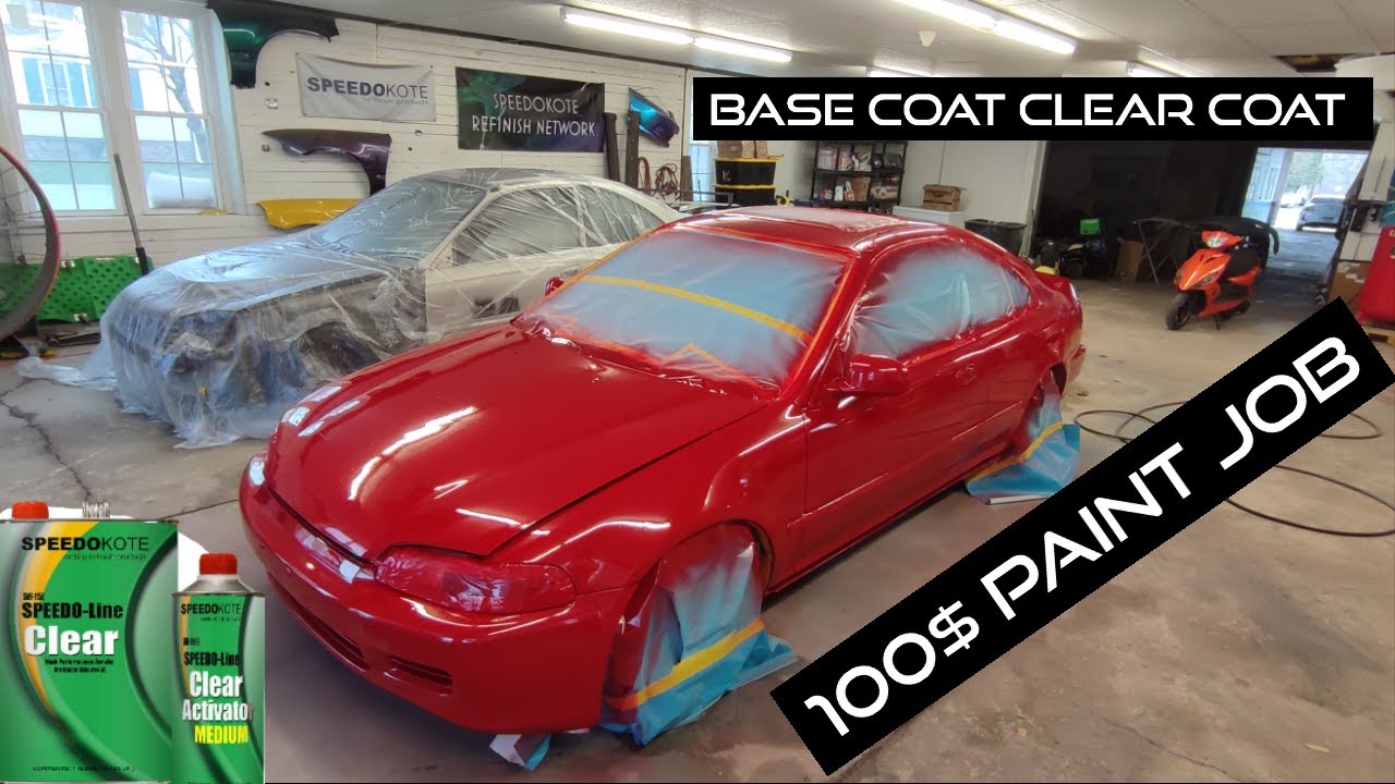 Cheap 100$ paint job - YouTube