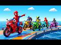الرجل العنكبوت انقاذ باتمان Spider-Man Rescue batman vs iron man vs venom funny Game GTA 5 superhero
