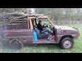 ARO 10 4x4  off-road flatbed truck LPG//(full load)