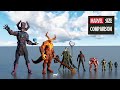 Marvel size comparison  3d animation comparison 60 fps