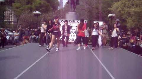 Punking/Whacking Class Demo in Union Square with Peridance  for NYC