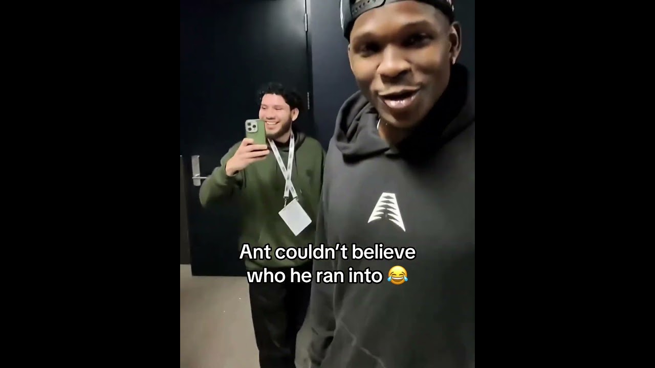 'Chris Paul!' Ant made a new friend 😭 (via @iamgeraldhuston/IG)