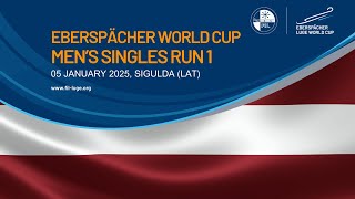 🔴 RELIVE 🇱🇻 Men's Singles Run 1 | EBERSPÄCHER Luge World Cup   SIGULDA, LATVIA