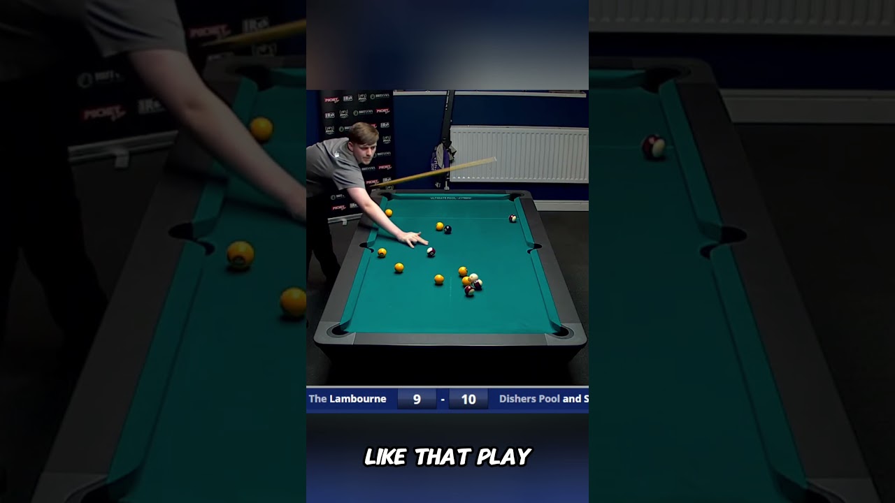 Image of video the Big moments in the match #pool #8ball #fyp #8BallPool #viralvideo #Britanniacues #viral #billiards 21