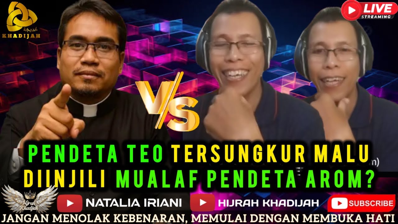 🔴GE3RJ4 GEMPARR‼️ MUALAF PENDETA AROM INJILI PENDETA TEO SAMPAI TERSUNGKUR? | HIJRAH KHADIJAH 