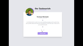 Testimonials App Using React And Tailwind Css By Manish Singh