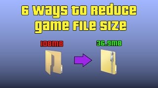 6 ways to reduce the file size of your game