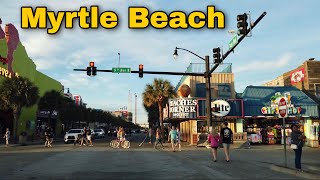 Bike Week Begins! Myrtle Beach Friday Night Ocean Boulevard Drive - May 2022