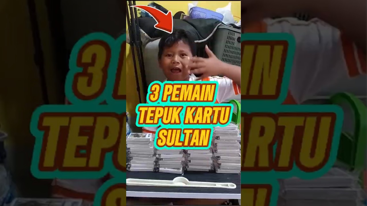 3 PEMAIN TEPUK KARTU SULTAN #shorts #shortvideo