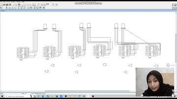 Rangkaian Tangggal Nama dan Jam Digital Menggunakan Electronics workbench