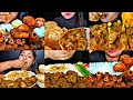 ASMR EATING SPICY MUTTON CURRY, BIRYANI, EGGS | BEST INDIAN FOOD MUKBANG |Foodie India|