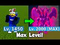 I Reached Max Level 2000! - Blox Fruits Roblox