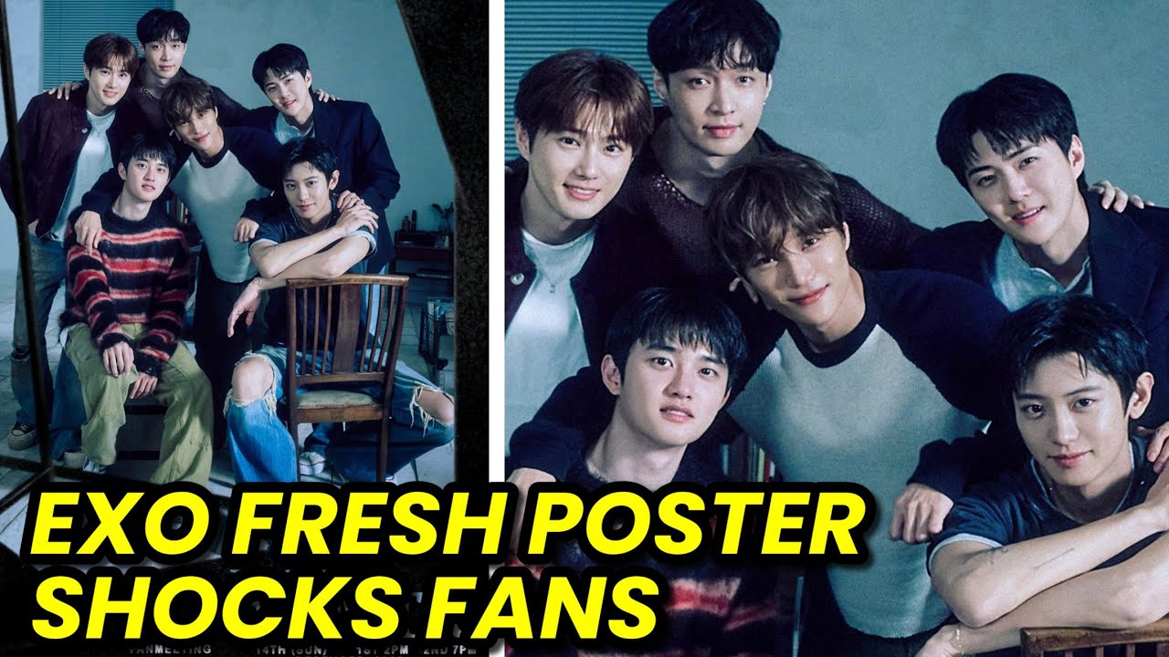 EXO выпустили новый постер с фан-встречи шести участников группы. Фанаты шокированы.
