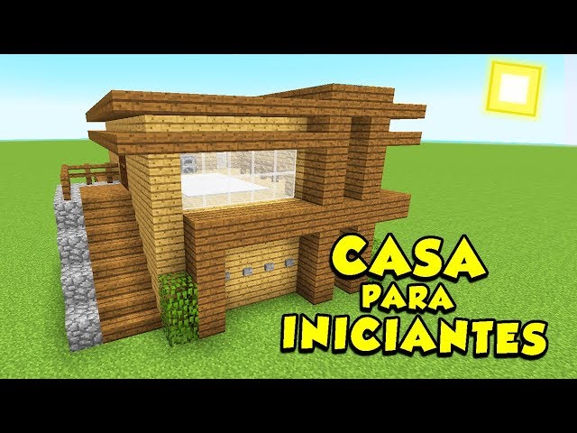 Minecraft - Como fazer uma Casa de Madeira 