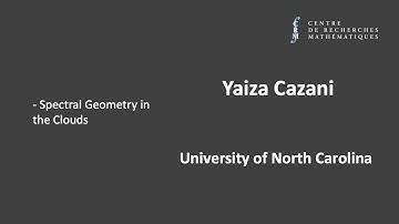 Yaiza Canzani: Linear programming bounds for hyperbolic surfaces at Chapel Hill