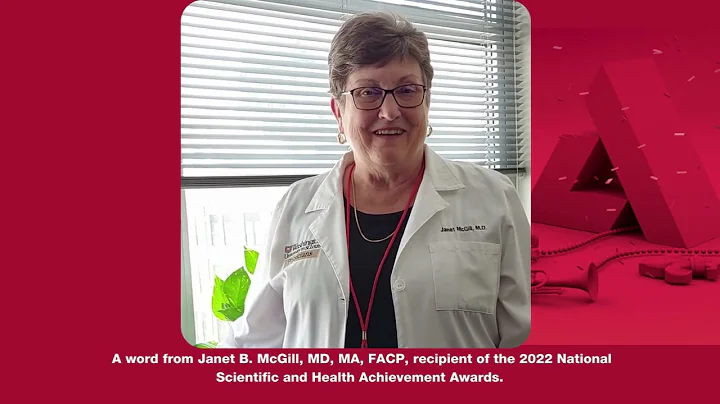 Dr. Janet McGill, a recipient of the 2022 National...