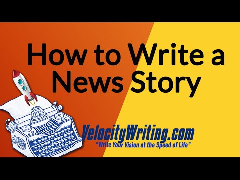 Video: How To Write News