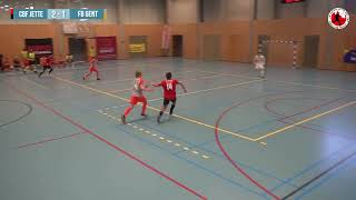 Résumé du match de championnat CB FUTSAL JETTE BXL CAP - BESIKTAS GENT (D2A RBFA) du 14/10/2022.