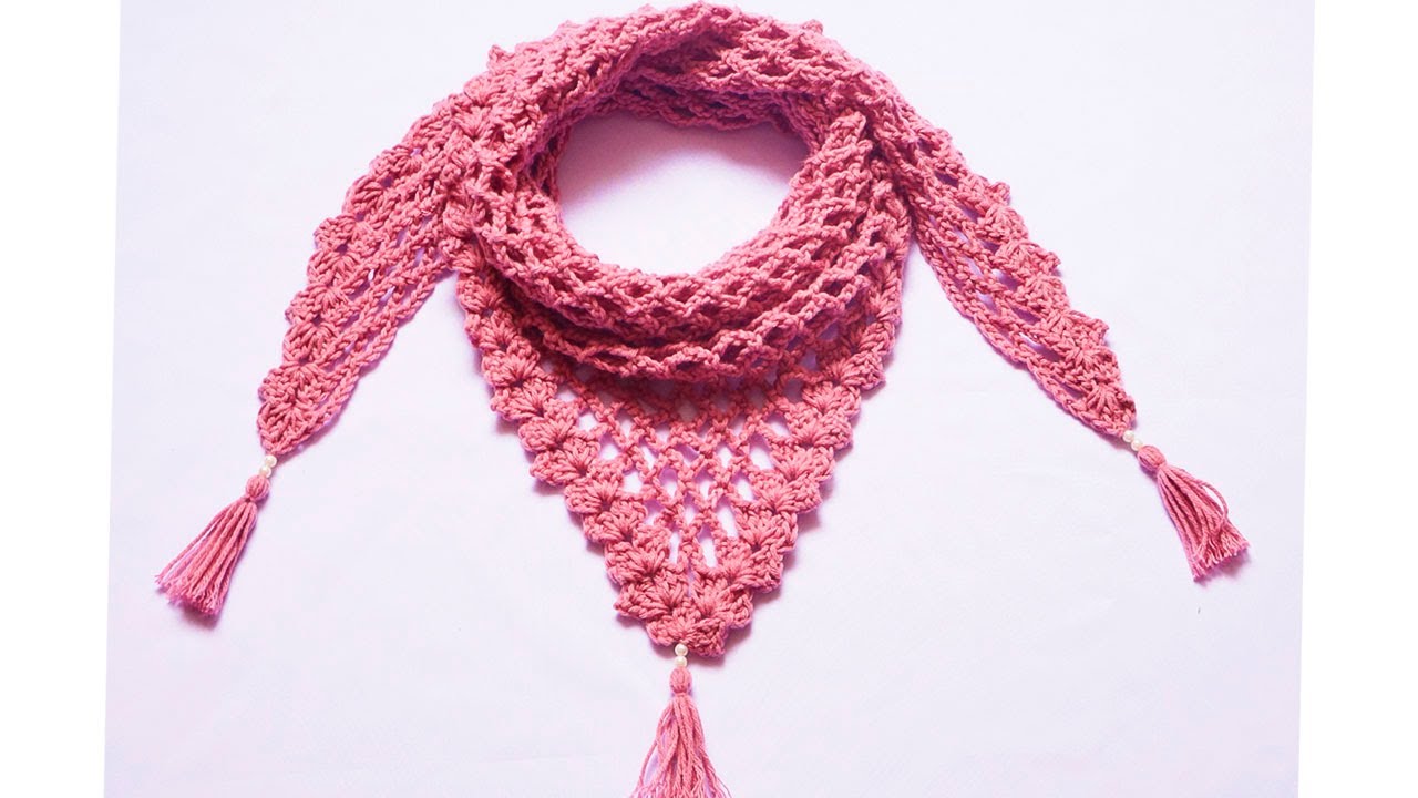 to Crochet a Shawl, Shawl, Neck BY STEP for women👩 -