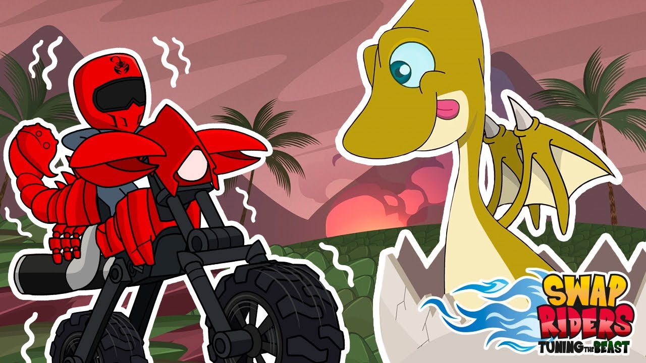 SWAP RIDERS 🦖⚡ DINOSAURI GIGANTI E CORSE NEL WEST! 🏜️💥 CARTONI ANIMATI IN ITALIANO 🌍