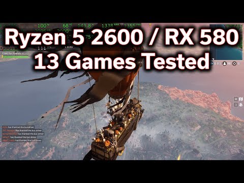 Ryzen 5 2600 - RX 580 - 13 Games Tested - Will It Play?