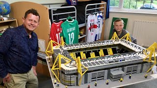 My Lego Stadiums were on the BBC Breakfast Show!!!