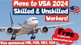 ‼️URGENT‼️ SKILLED & UNSKILLED WORKERS: MOVE TO THE USA!! VISA SPONSORED JOBS AND GREENCARD!