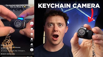 I Tried the VIRAL TikTok Mini Camera Keychain and it was actually GOOD...