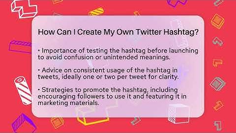 How Can I Create My Own Twitter Hashtag? - Everyday-Networking