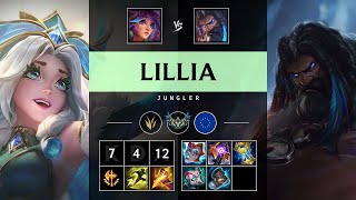 Lillia Jungle vs Udyr - EUW Challenger Patch 25.13