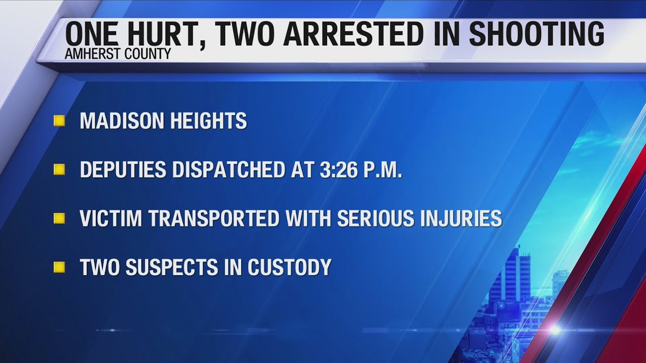 One hurt, two arrested after shooting in Madison Heights