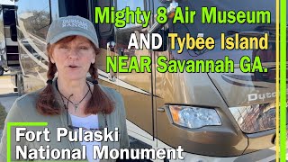 FORT PULASKI NATIONAL MONUMENT | MIGHTY 8TH AIR FORCE MUSEUM | TYBEE ISLAND | NEAR SAVANNAH GA EP210