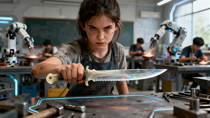 The Class Was Told to Forge a Blade — The Human Girl Sharpened a Piece of Bone| HFY SCIFI BEST STORY