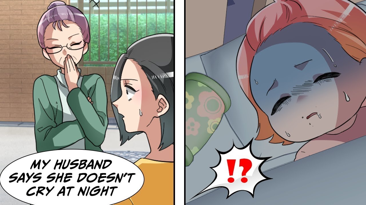 Our daughter doesn't cry at night when my husband is watching her for some reason, so one day...