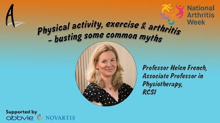 'Physical activity, exercise and arthritis - busting some common myths' webinar by Arthritis Ireland 553 views 1 month ago 1 hour