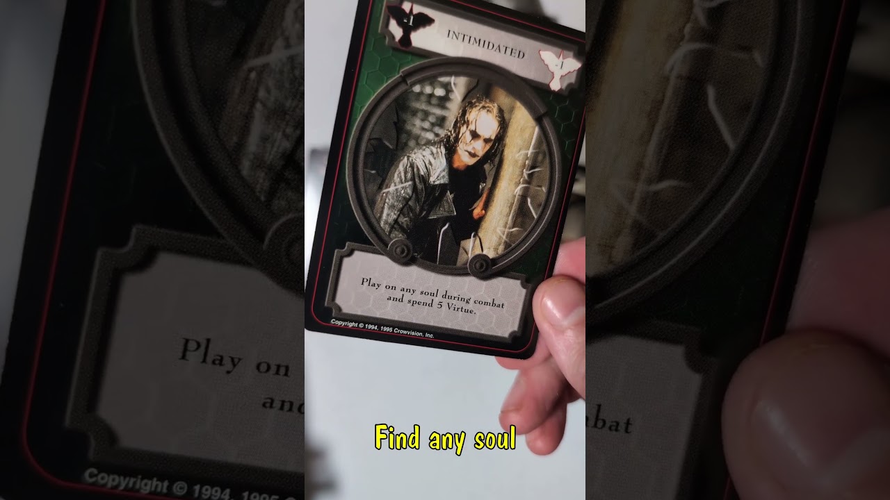 The Crow CCG - Daily Draw 2025-04-08 #tradingcards #thecrow #ccg #tcg #resurrection