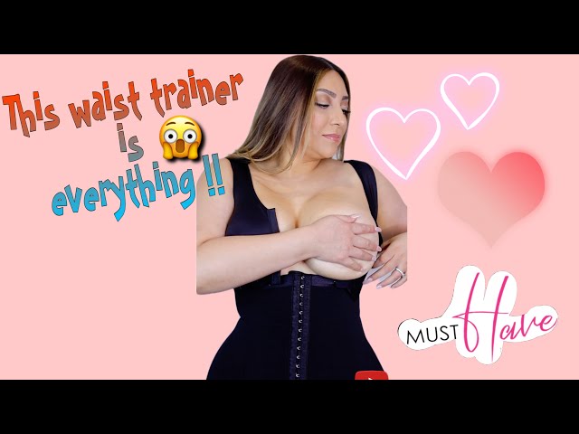 Sheswaisted waist trainer TRY ON 