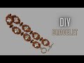 DIY bracelet. Easy way to make beaded bracelets. Jewelry making with beads