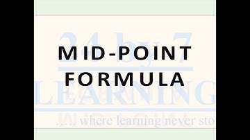 Mid-Point Formula I Three-Dimensional Geometry I Grade 11 I Math I 24by7learning.com