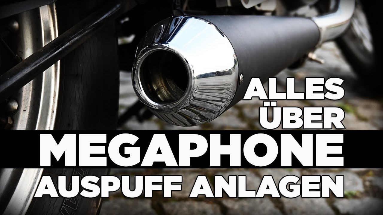 Alles über den Megaphone Auspuff. 4 Auspufftöpfe im Vergleich. So