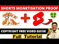 Shorts Monetization Proof - Copyright Free Shorts Video Creation In New Niche With Earning Tutorial