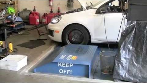 2011 VW GTI DSG w/KO4 on mustang dyno