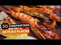 ¡Camarones Tigre! | 30 cm de Sabor al Carbón! 😎🔥
