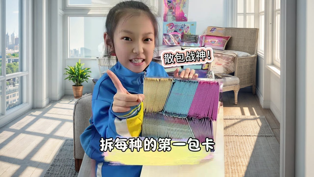 这是什么神仙欧气啊！#小马宝莉 #拆卡 #小孩的快乐